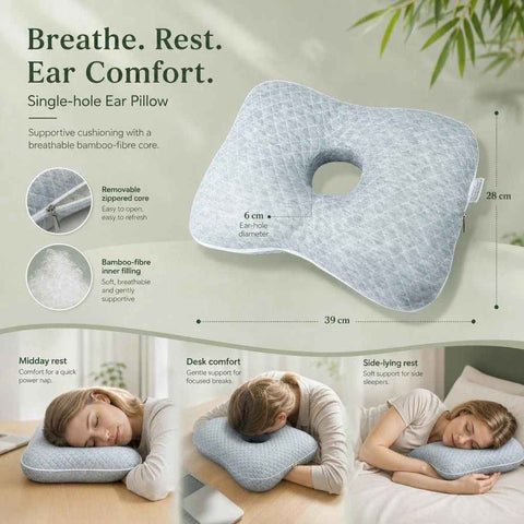 Plaid Grey Ear Pillow With Washable Liner 39x28x6, Stylish Low-Maintenance Design In Australia - Darrahopens