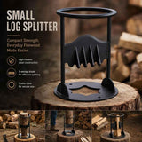 Camping Log Splitter Five-Star Base 19cm, Stable Anti-Slip Household Firewood Tool In Australia - Darrahopens