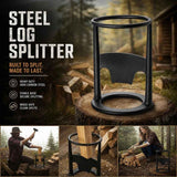 Labor Saving Hand Log Splitter Cross Base 19cm, Even Force Design For Home Use In Australia - Darrahopens