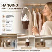 Cute Ice Cream Shaped Suspended Moisture Absorber, Sweet Light Fragrance, Transform Dull Damp Closets Into Pleasant Storage Spaces In Australia - Darrahopens