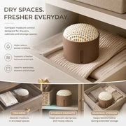 Coffee Desktop Moisture Removing Caddy With Gentle Fragrance, Warm Neat Bedroom Storage Solution, Supplied With Desiccant & Absorbent Pad In Australia - Darrahopens
