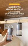 Twin Pack Grey Cloud Hanging Dehumidifier Boxes, Soft Neutral Scent For Calm Minimalist Closets, Banish Unpleasant Stale Storage Smells In Australia - Darrahopens