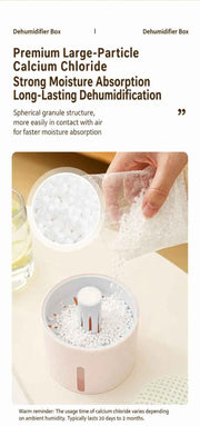 Twin Pack Pink Desktop Dehumidifier Sets, Refresh Two Dressers Or Vanity Cabinets, Each Kit Comes With Desiccant & Fragrance Absorbent Pad In Australia - Darrahopens
