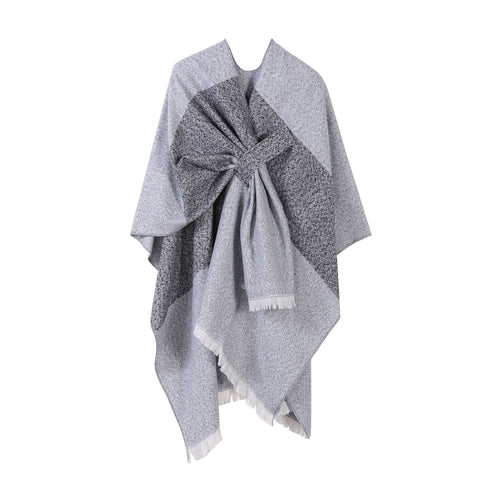 Light Daily Outer Wrap, Faint Striped Trim Tie Dye Texture, Light Grey In Australia - Darrahopens