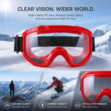 Ideal Outdoor Lover Gift Wind Block Goggles, Red Frame Clear Lens In Australia - Darrahopens