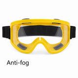 Warm Token Multi-Scene Anti-Fog Safety Goggles, Yellow Frame Clear Anti-Fog In Australia - Darrahopens