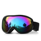 Heartfelt Present For Ski Enthusiasts, Wind Resistant Anti-Glare Ski Glasses With Vibrant Rainbow Lens, Black Frame In Australia - Darrahopens