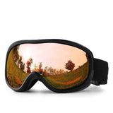 Sweet Daily Surprise Professional Ski Eyewear, Dual Anti-Fog Structure Blocks Wind & Strong Reflected Light, Black Frame Orange Lens In Australia - Darrahopens