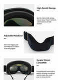 Ideal Practical Ski Gear Gift, Ventilated Anti-Reflection Ski Goggles For All-Day Outdoor Use, White Frame Purple Lens In Australia - Darrahopens