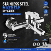 Ideal Home Renovation Gift Hot Cold Mix Tap Bathroom Switch Hardware, Triple Rotating Model Complete Accessory Pack In Australia - Darrahopens