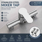 Premium Bathroom Keepsake Gift Stainless Steel Hot Cold Mix Tap, Matte Black Shower Complete Accessory Kit In Australia - Darrahopens