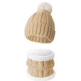Comfortable Ski Travel Essential Fleece Lined Knit Hat 2 Pack Beige, Multi-Use Snow Outdoor Matching Wear In Australia - Darrahopens