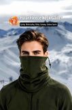 Cozy Snow Trip Essential Fleece Lined Drawstring Neck Gaiter, Navy, Wind Block Neck Protector In Australia - Darrahopens