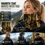 Handy Hiking Gear Gift Drawstring Polar Fleece Neck Tube, Jungle Camo, Thermal Windproof Mask In Australia - Darrahopens