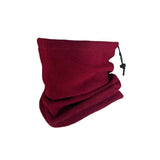 Nice Holiday Gift Pack Soft Fleece Drawstring Neck Warmers 2 Pcs, Burgundy, Multi-Sport Matching In Australia - Darrahopens