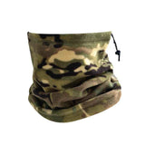Warm Snow Outdoor Bundle Fleece Drawstring Neck Gaiters 2 Pcs, Camo Army Green, Cold Weather Gear In Australia - Darrahopens