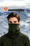 Versatile Winter Sport Set Polar Fleece Drawstring Neck Tubes 2 Pcs, Royal Blue, Daily Snow Outfit