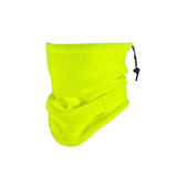 High Vis Ski Bundle Fleece Drawstring Neck Gaiters 2 Pcs, Fluorescent Green, Outdoor Safety Wear In Australia - Darrahopens