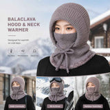 Portable All-In-One Knitted Head Cover Khaki One Size, Handy Ski Gear To Match Regular Daily Clothing In Australia - Darrahopens