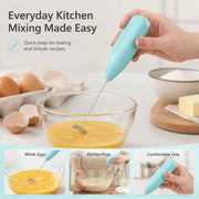 Portable Mini Electric Whisk, Stainless Steel Stirrer For Home Baking & Beverage Mixing, Blue In Australia - Darrahopens