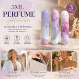 Dreamy Soft Pink 5ml Portable Mini Fragrance Atomiser, Bottom Loading Compact Holiday Scent Vessel 3 Pack, Dream Pink In Australia - Darrahopens
