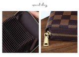 Handy Slim Litchi Grain Card Holder, Lightweight Multi-Slot Purse For ID Cards Spare Cash, Convenient Gift For Daily Commute, Brown Litchi Grain, 9 Card Slots & 2 Coin Pockets In Australia - Darrahopens