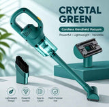 Cordless Charging Handheld Vacuum Cleaner, High Power Strong Suction For Home & Car Use, Ideal Gift, Green In Australia - Darrahopens