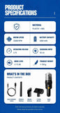 Portable Wireless Rechargeable Vacuum, Powerful Motor Multi-Scene Vehicle Household Dust Collector, Perfect Present, Black In Australia - Darrahopens