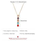 Oval Time Gem Glass Alloy Pendant Necklace, KC Gold Tone, Lovely Daily & Party Jewelry Gift For Her In Australia - Darrahopens