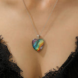 Classic Oval Time Gem Alloy Pendant Jewelry, Silver Tone, Romantic Holiday Gift For Wedding Banquet In Australia - Darrahopens
