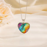 Classic Oval Time Gem Alloy Pendant Jewelry, Silver Tone, Romantic Holiday Gift For Wedding Banquet In Australia - Darrahopens