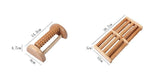 Five-Row Steel Tube Foot Roller Massager, Smooth Rolling Acupoint Massage, Practical Home Foot Care Gift