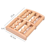 Five-Row Double Gear Foot Acupoint Roller, Intensive Sole Massage, Great Health Gift For Elders