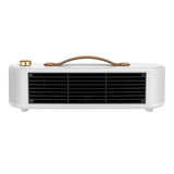 Portable Desktop Space Heater, Fast Heating PTC Ceramic Heater With Dual Heat Modes 450W/800W, Overheat & Tip-Over Safety Protection, Low Noise Indoor Heater For Bedroom & Office, White
