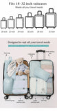 Portable Travel Clothing Organizer Bags, Suitcase Packing Pouches For Travel Trip, Upgraded 7 Pcs Collection, Grey, Ideal Housewarming Travel Gift In Australia - Darrahopens