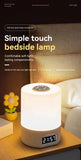 USB Rechargeable LED Bedside Night Light, Touch Control, 3 Color & Stepless Dimming, Plug & Charge Dual Use, For Bedroom, Night Use, Sweet Holiday Gift