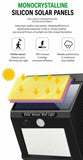 Solar Triangular Wall Light With Single Side 48 COB, Motion Sensor Waterproof Outdoor Lamp, Reliable Courtyard Night Lighting Gift