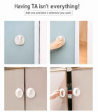 Self Adhesive Drawer Handle, Drill-Free Sticky Pull For Cabinet & Sliding Window, Strong Adhesion, Pink, 2 Pcs, Sweet Housewarming Gift In Australia - Darrahopens