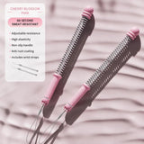 Wireless Muscle Training Swing Rope, 3.09 Lbs A Pair, 16.93in Pink, Cordless Spring Battle Rope For Arm Strength Exercise