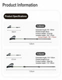 Carbon Fiber Adjustable Hiking Trekking Pole, 3 Section Lightweight Walking Stick, Suitable For People Under 190cm, Purple, Durable Mountain Climbing Accessory
