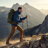Carbon Fiber Lightweight Trekking Stick, Adjustable 3 Section Hiking Pole, Suitable For Height Under 190cm, Shell White, Reliable Mountain Walking Gear In Australia - Darrahopens