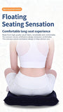 Flocked Inflatable Pressure Relief Cushion, 16 Hole Square Anti-Bedsore Pad For Hip & Tailbone, Blue, Soft Touch Medical Seat Support In Australia - Darrahopens