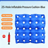 Inflatable 25 Hole Square Pressure Relief Cushion, Anti-Bedsore PVC Seat Pad For Hips, Buttocks And Coccyx, Blue, Even Pressure Distribution In Australia - Darrahopens