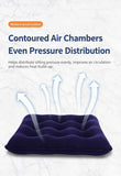 Inflatable 25 Hole Square Pressure Relief Cushion, Anti-Bedsore PVC Seat Pad For Hips, Buttocks And Coccyx, Blue, Even Pressure Distribution