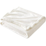 Tiny Flannel Fleece Cuddle Blanket, Light Soft Plush Mini Throw For Multi Scenarios, White, 45X65cm, Size XXS, Portable Small Blanket In Australia - Darrahopens
