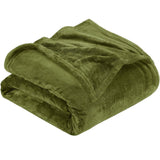 Soft Flannel Fleece Mini Throw Blanket, Light Warm Plush Cover For Daily Use, Fruit Green, 70X100cm, Size XS, Convenient Portable Home Rug In Australia - Darrahopens