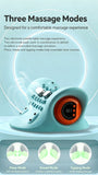 Electric Neck & Shoulder Massage Pillow, Portable Cervical Massager With Kneading, EMS Pulse & Heat Therapy, Suitable For Home & Car Use, Sky Blue, Ergonomic Muscle Relaxation Device