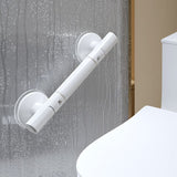 No Drill Bathroom Safety Grab Bar, Anti-Slip Handrail For Restroom, Removable White Support Handle, 45cm, Adhesive Putty Mount, Sturdy Household Mobility Accessory In Australia - Darrahopens
