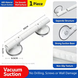 Suction Cup Bathroom Safety Handle, Removable Anti-Slip Grab Rail For Shower & Toilet, White, Easy Install Portable Balance Support Bar In Australia - Darrahopens