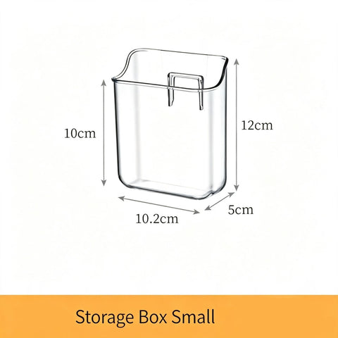 Wall Mount Clear Acrylic Storage Box, Small Size, Suitable For Bathroom Mirror Cabinet In Australia - Darrahopens
